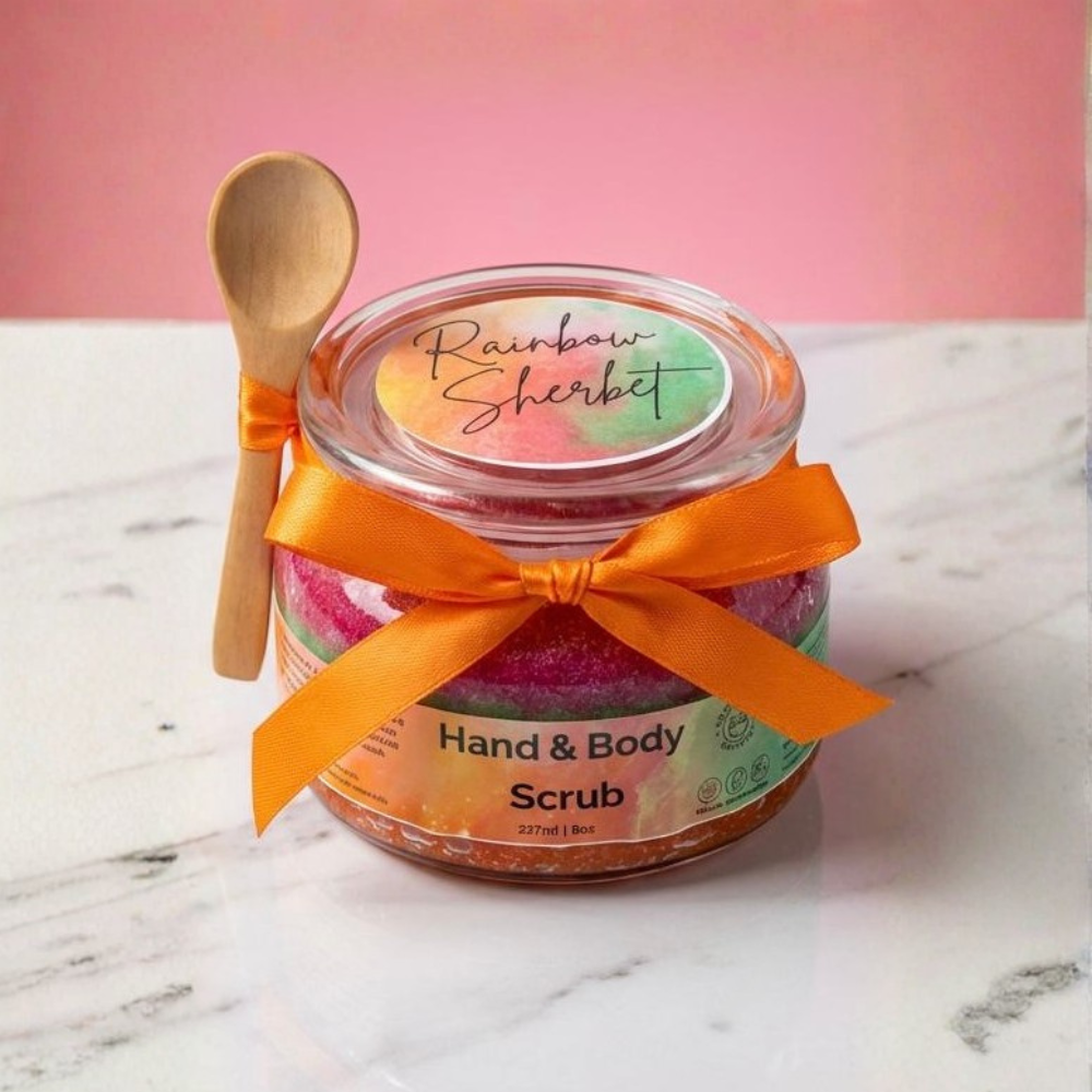 Rainbow Sherbet Hand & Body Scrub (8oz)