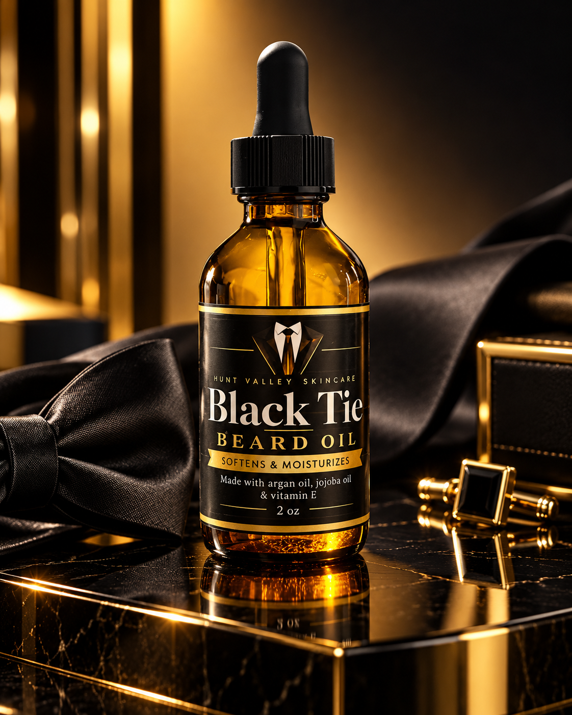 Black Tie Beard Oil – Luxury Beard Care | 2 oz