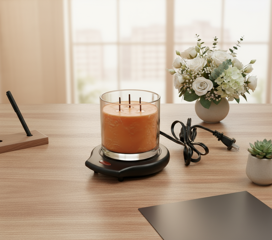 🔥 Candle & Mug Warmer – The Perfect Flame-Free Companion