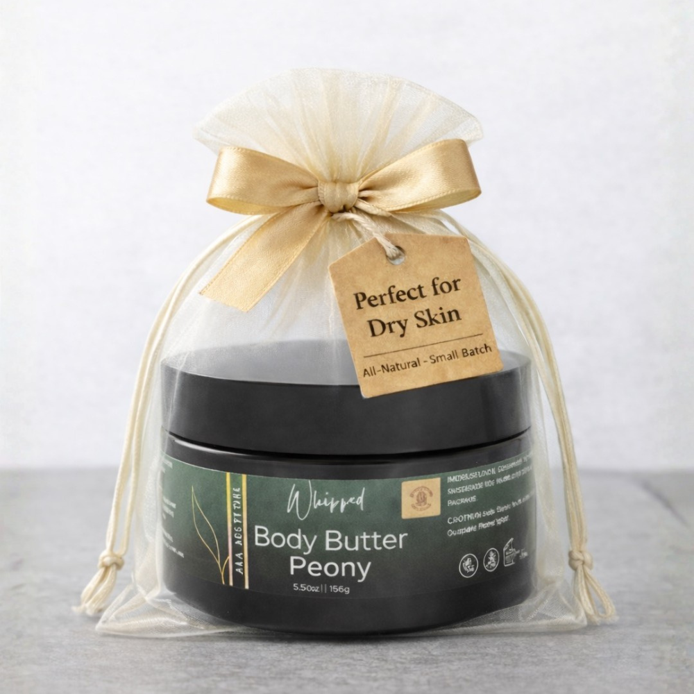 All Natural Whipped Body Butter – Peony (8 oz)