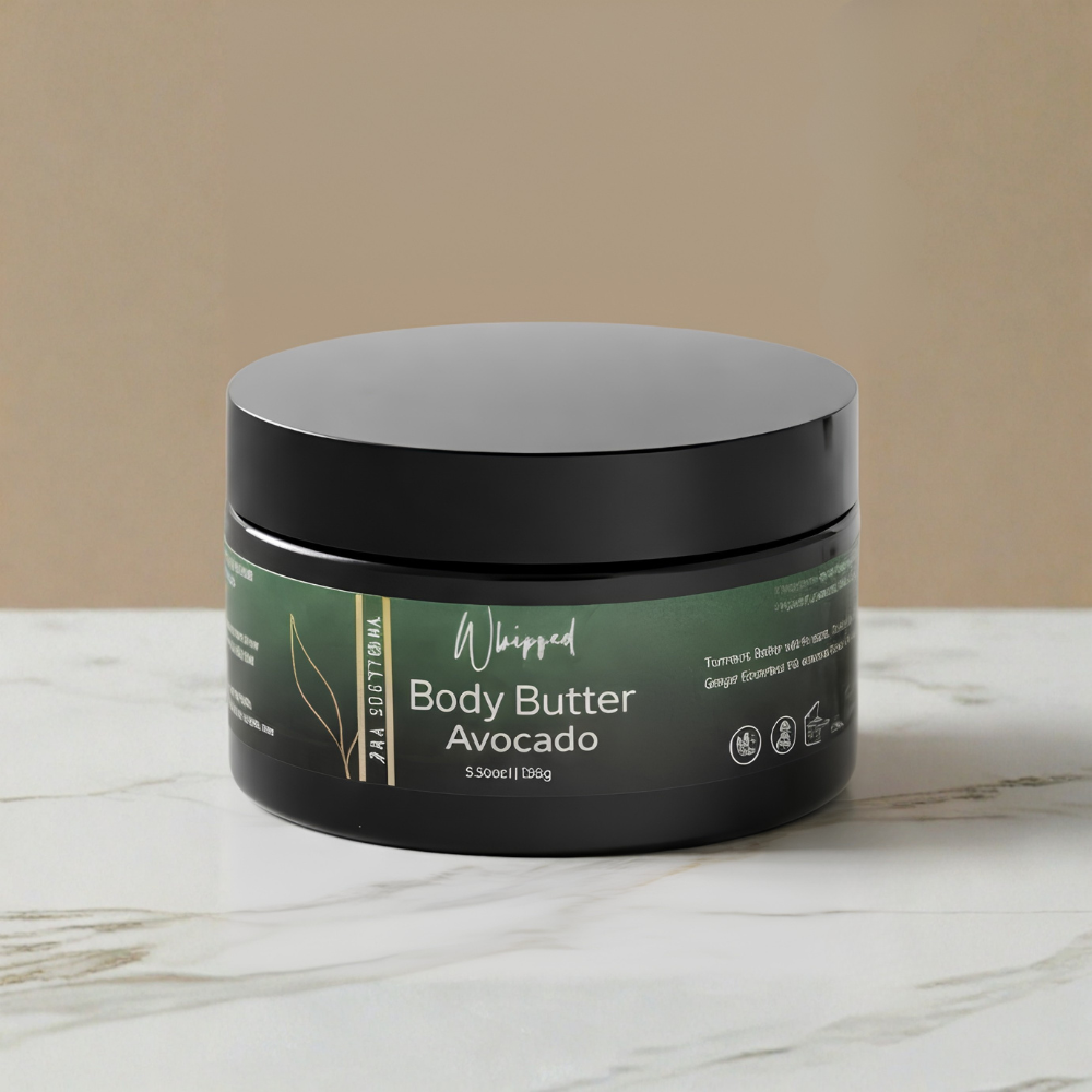 Whipped Avocado Body Butter • Infused with Green Tea & Lemongrass