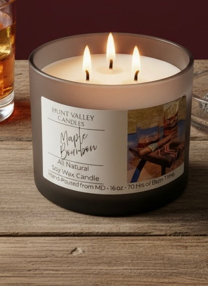 Maple Bourbon | 3-Wick Signature Candle 16oz