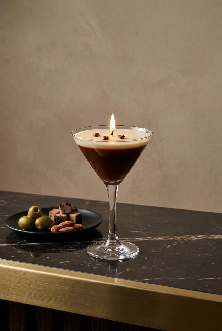 Espresso Martini Candle - 10 oz Hand-Poured Soy Candle | Espresso Martini Fragrance