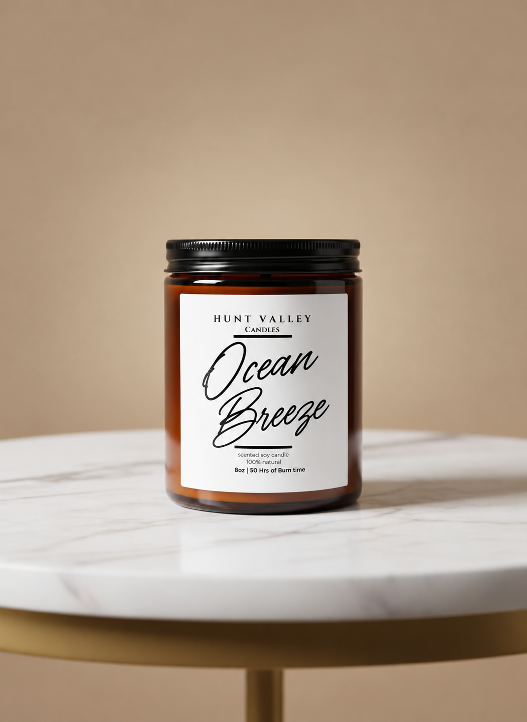 8oz Amber Jar | Choose Your Scent