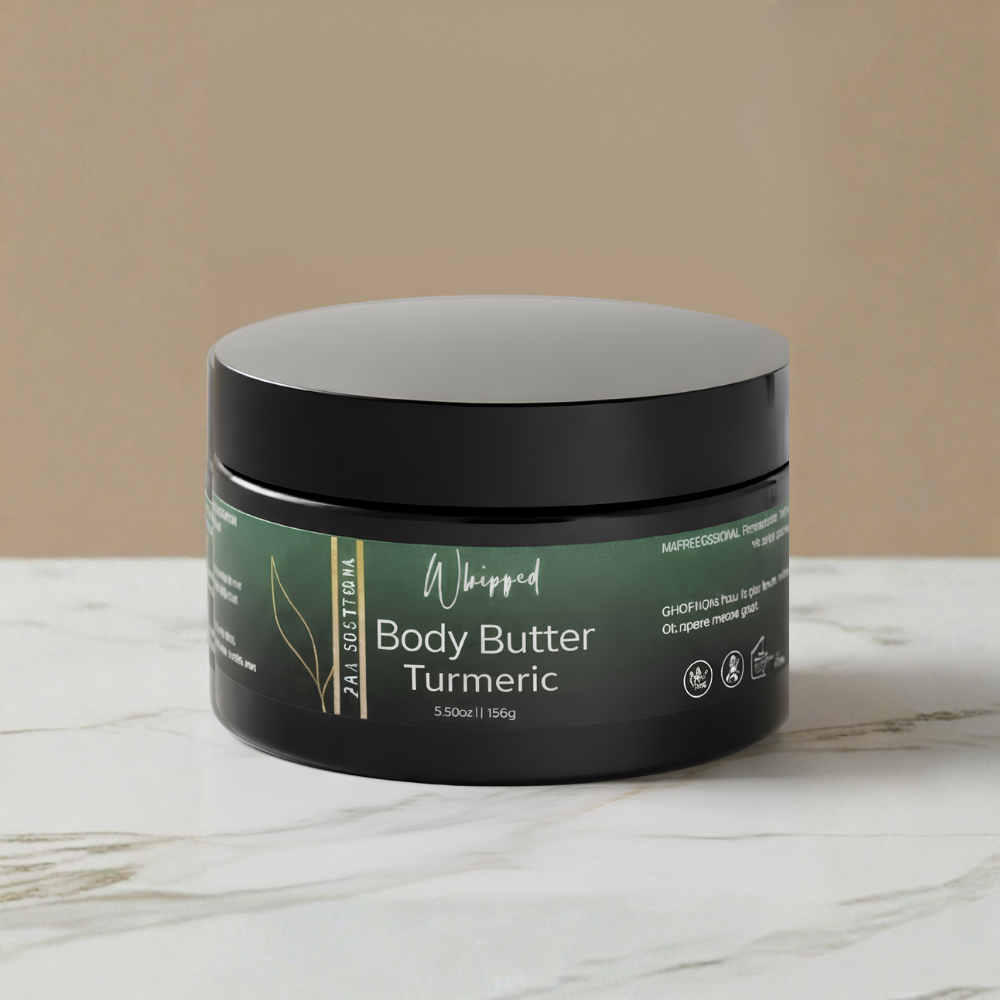 Whipped Turmeric Body Butter • Infused with Ginger