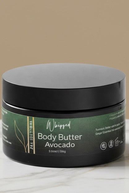 Whipped Avocado Body Butter • Infused with Green Tea & Lemongrass