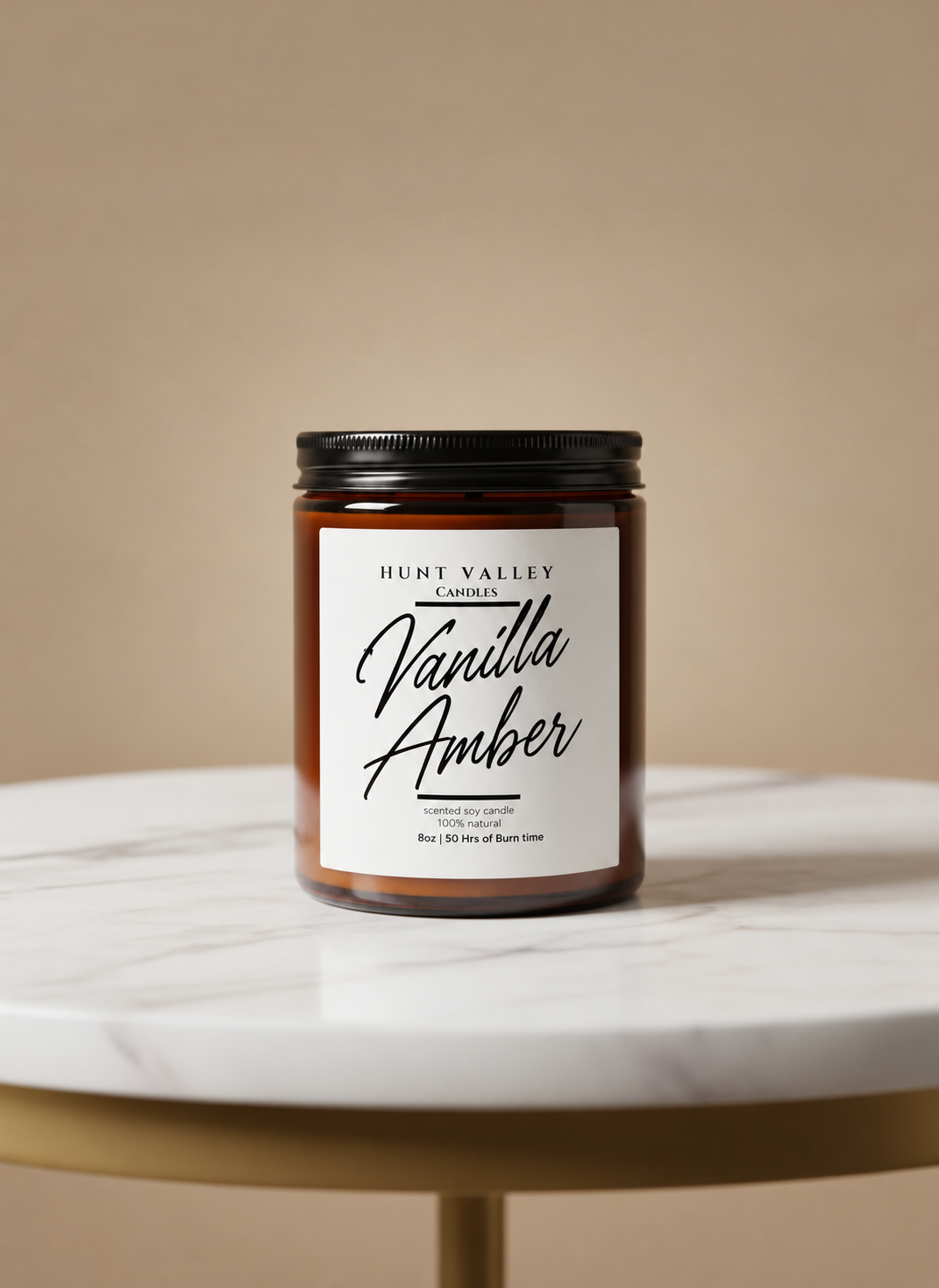 8oz Amber Jar | Choose Your Scent