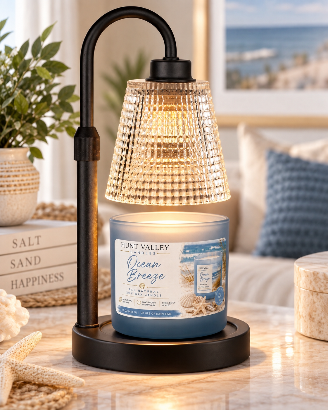 Adjustable Candle Warmer Lamp with Timer
