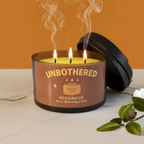 🍋 Unbothered – Bergamot Soy Candle (24oz, 3-Wicks)