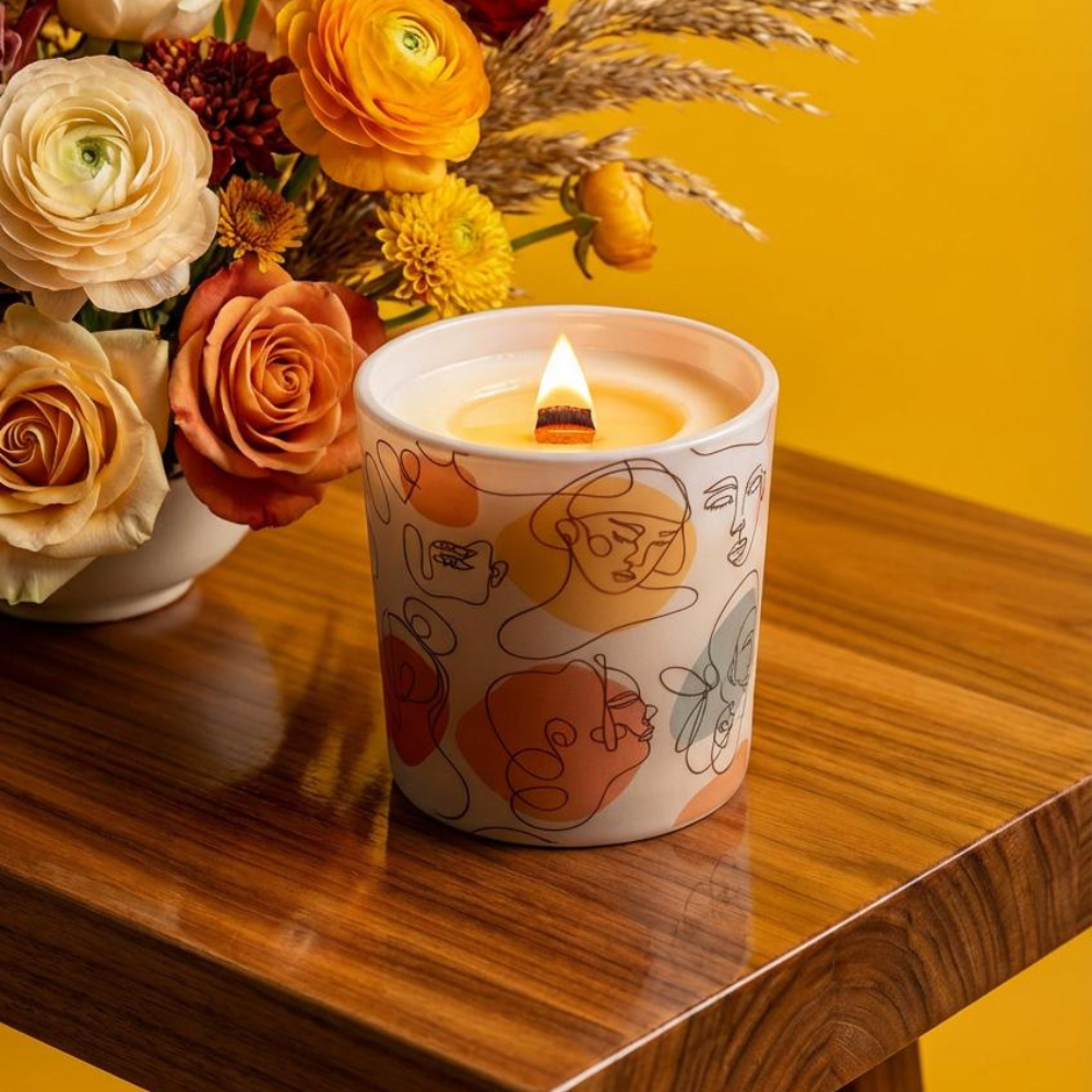 Rainbow Sherbet | The Expression Collection – 8oz Wood Wick Candle