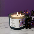 Black Violet Saffron – 16oz | 3-Wick Soy Candle