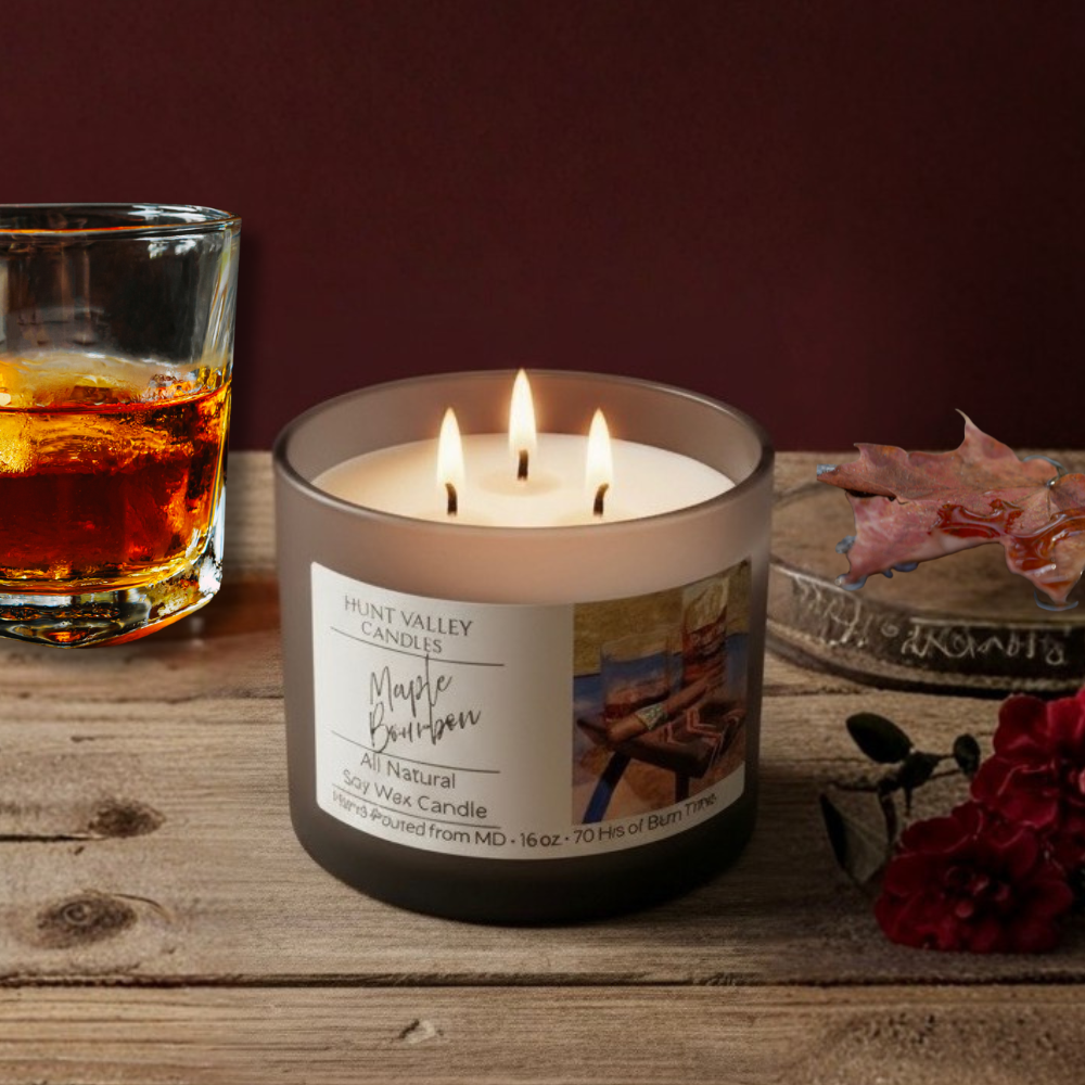 Maple Bourbon | 3-Wick Signature Candle 16oz