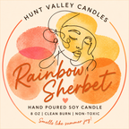 Rainbow Sherbet | The Expression Collection – 8oz Wood Wick Candle