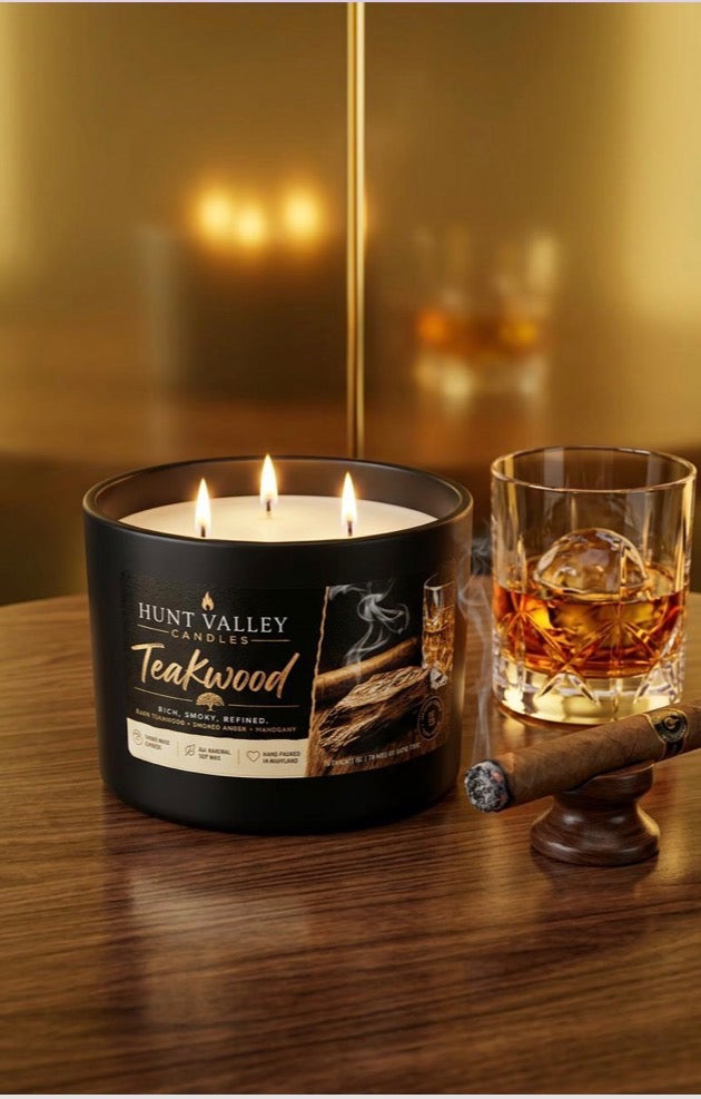 Teakwood | 16 oz Natural Soy Candle