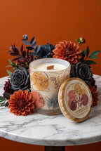 Dahlia Noir | Expression Collection 8 oz Wood Wick Soy Candle