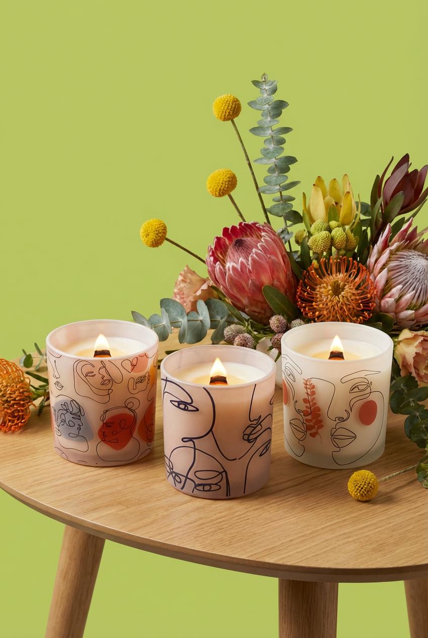 Cozy Cashmere | The Expression Collection – 8oz Wood Wick Candle