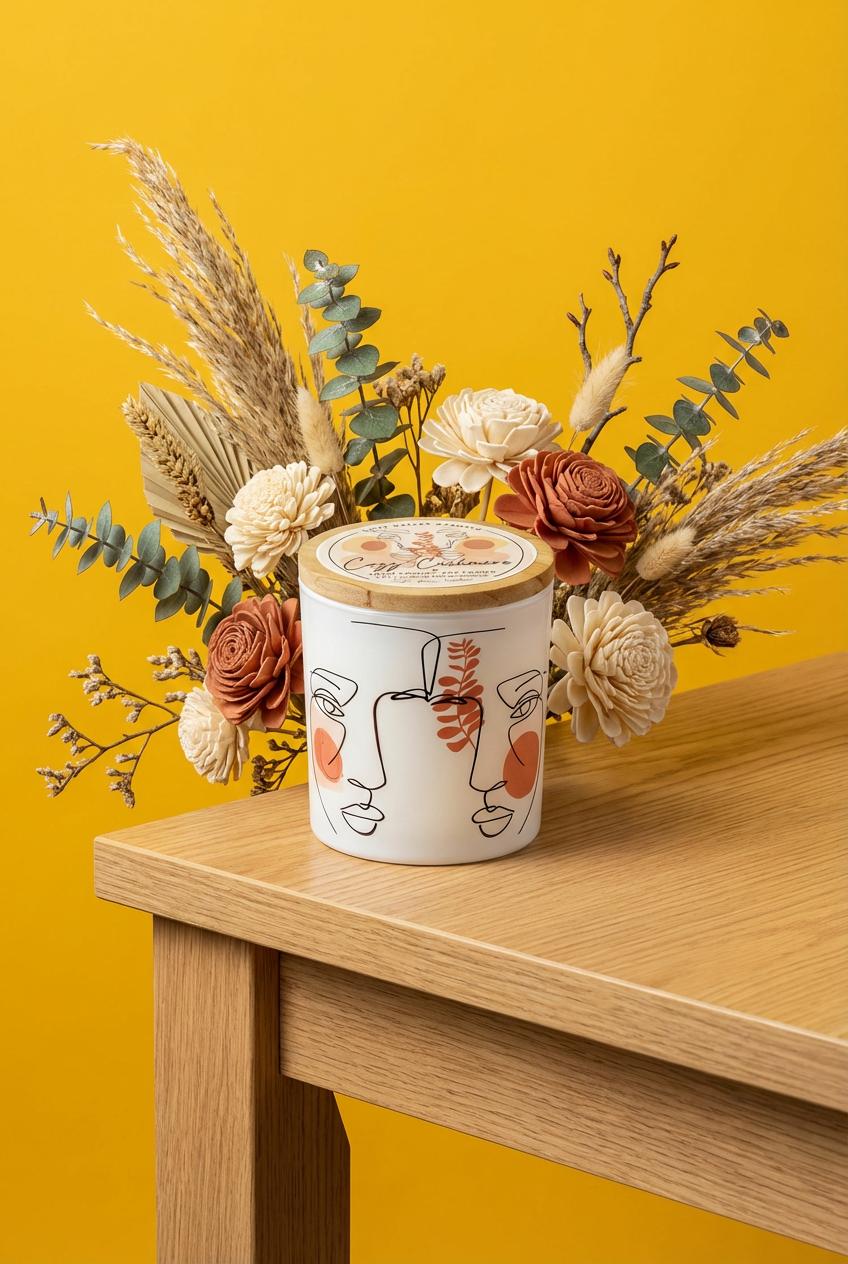 Cozy Cashmere | The Expression Collection – 8oz Wood Wick Candle