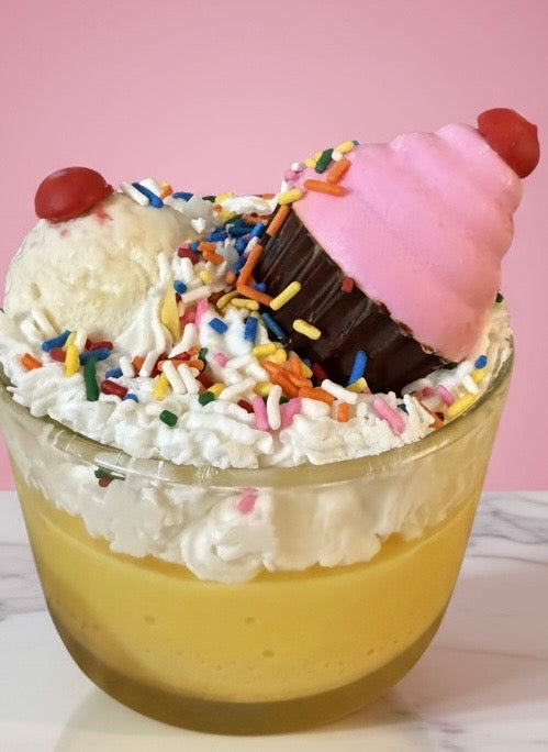 🎂 Birthday Cake Dessert Candle – 24oz, 3 Wick Soy Candle