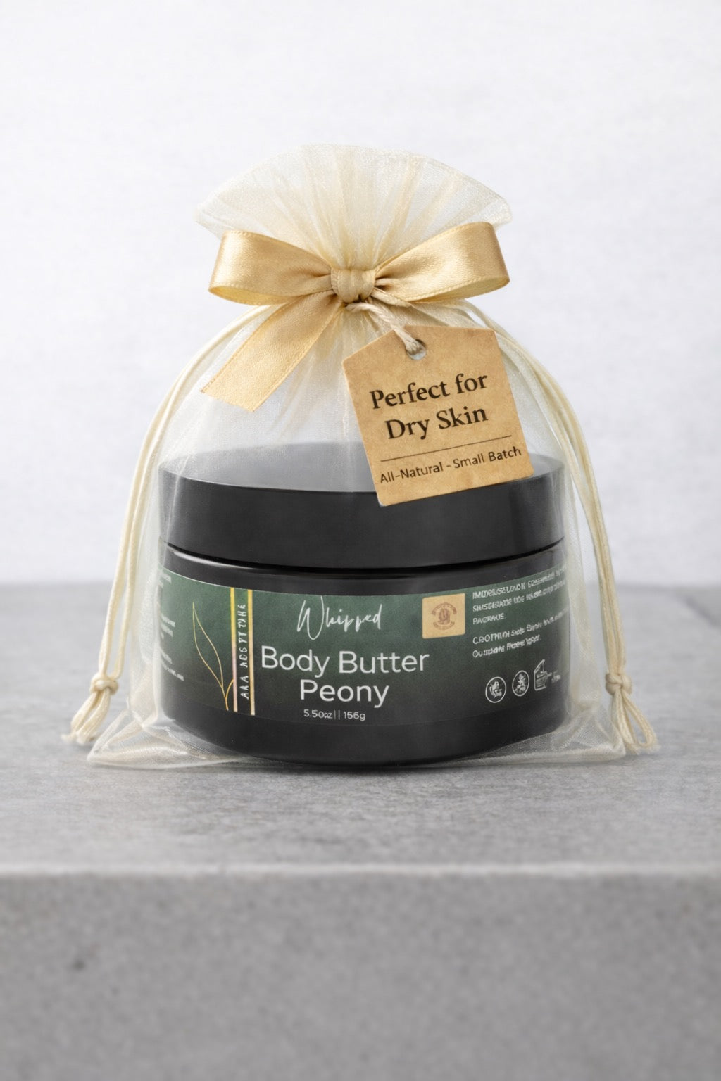 All Natural Whipped Body Butter – Peony (8 oz)